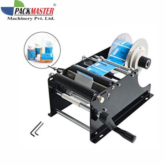 Manual Round Bottle Sticker Labeling Machine