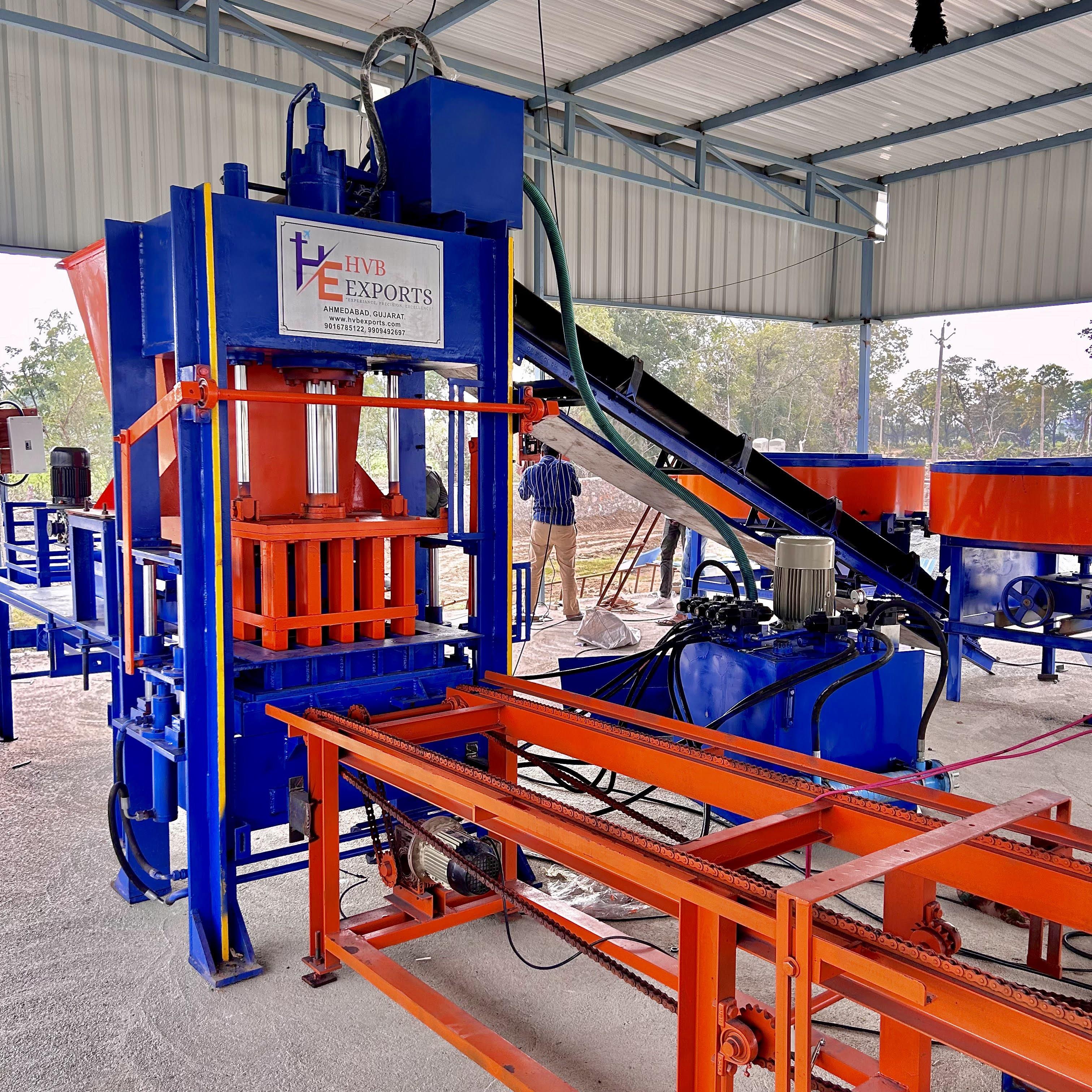 Automatic Cement Brick Making Machine