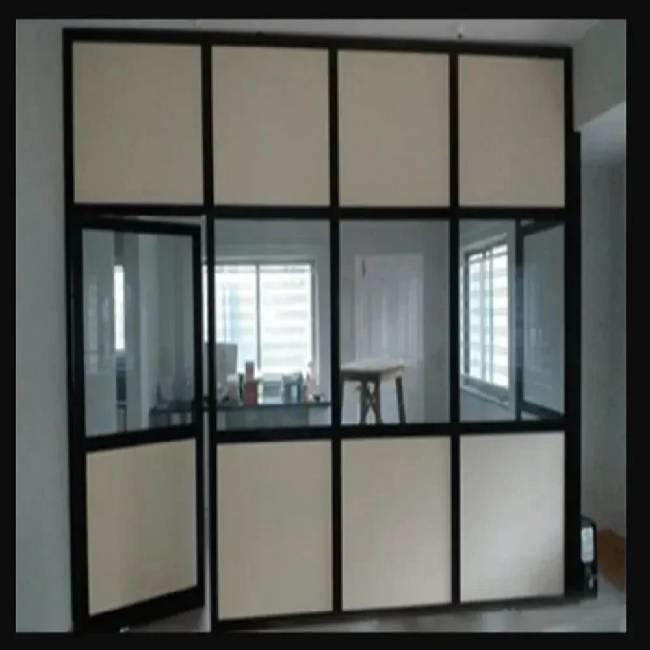 Aluminium Partition Works, For Commercial, Thickness: 30mm