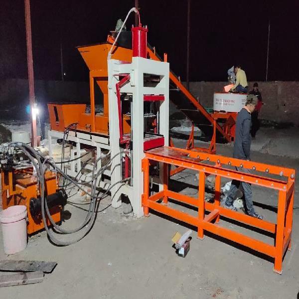 Semi Automatic Fly Ash Brick Machine 6 Cavity