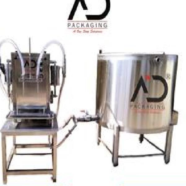 Electric Semi-Automatic Manual Volumetric Filling Machine, 3 Phase