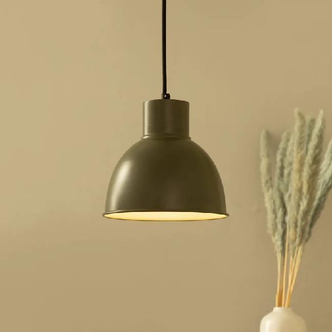 Ziihome Green Matte Pendant Light