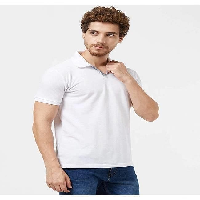 Amendus Polo Neck Tshirt White