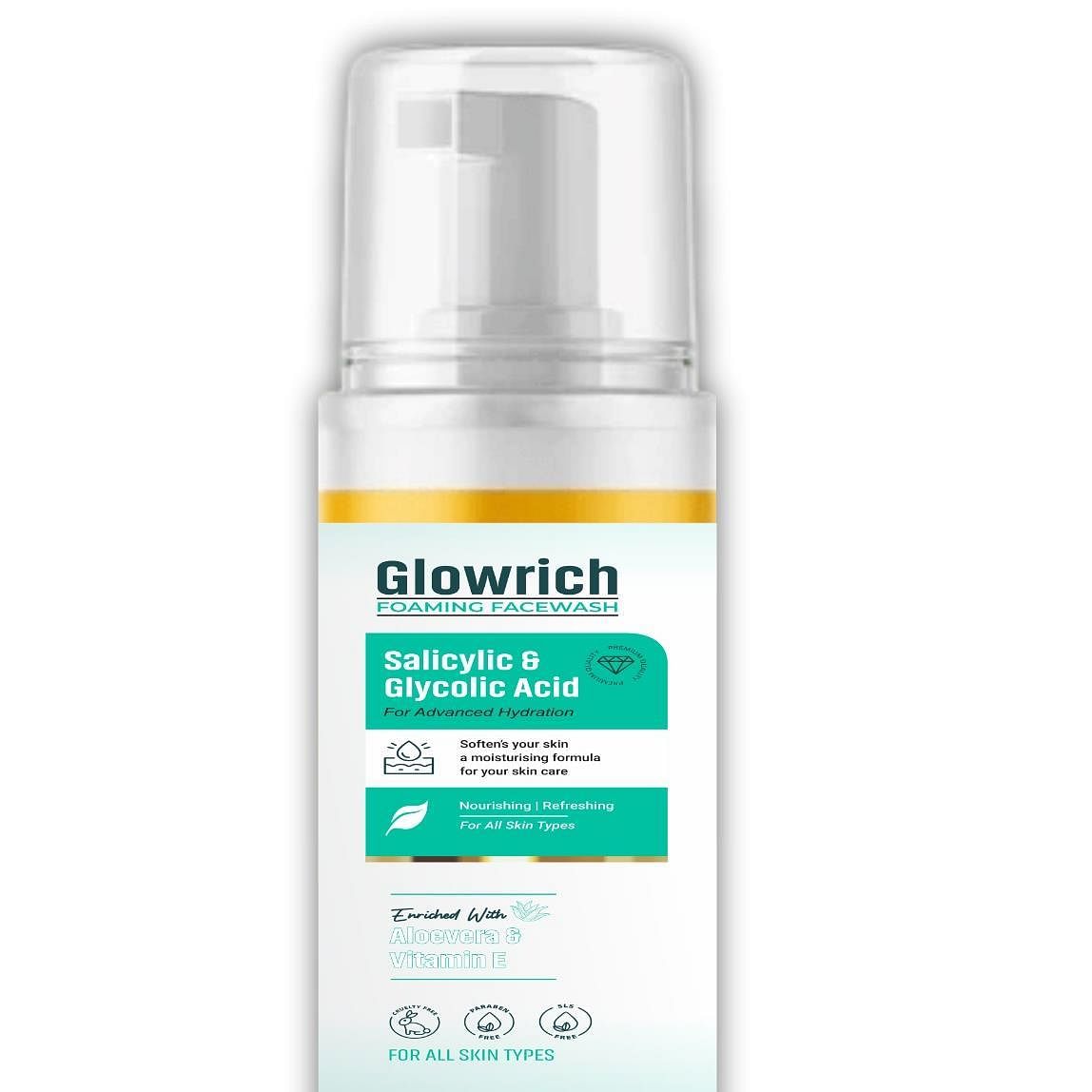 Glowrich Foaming Face Wash (Pack Of 2)