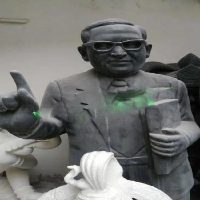 Black marble Bhim rao Ambedkar status