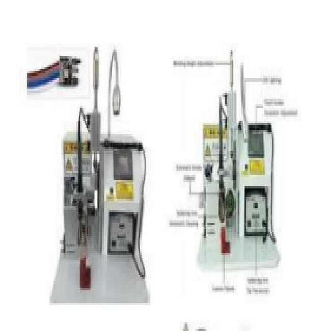 Semi Automatic USB Data Wire Cable Soldering Machine with Cutting and Stripping Functions