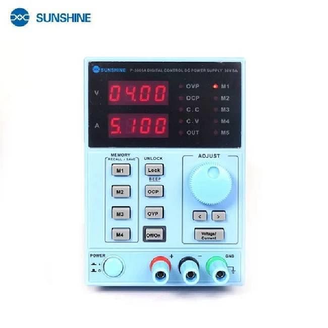 Sunshine P-3005A 30V 5A DC Digital Programmable adjustable Power Supply