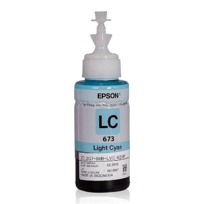 Epson Light Cyan 70ML Ink Bottle T6735