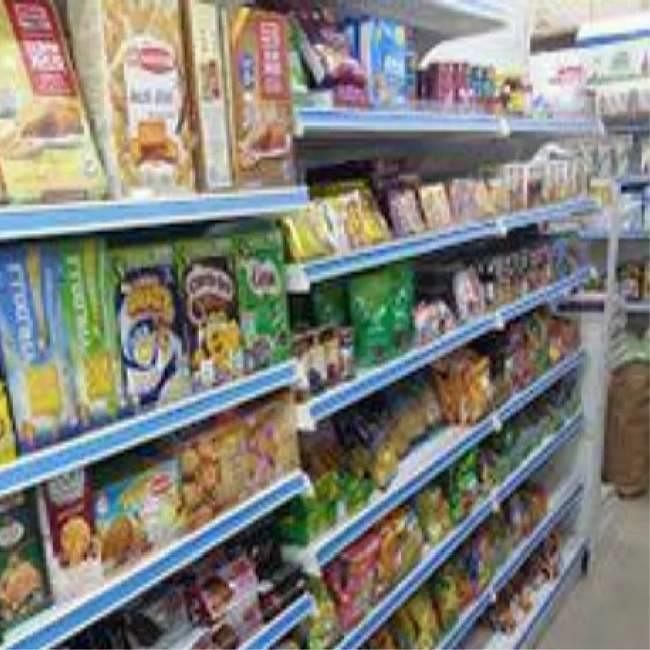 Plastic 5 Shelves Grocery Display Rack, For Shoes and Chappal