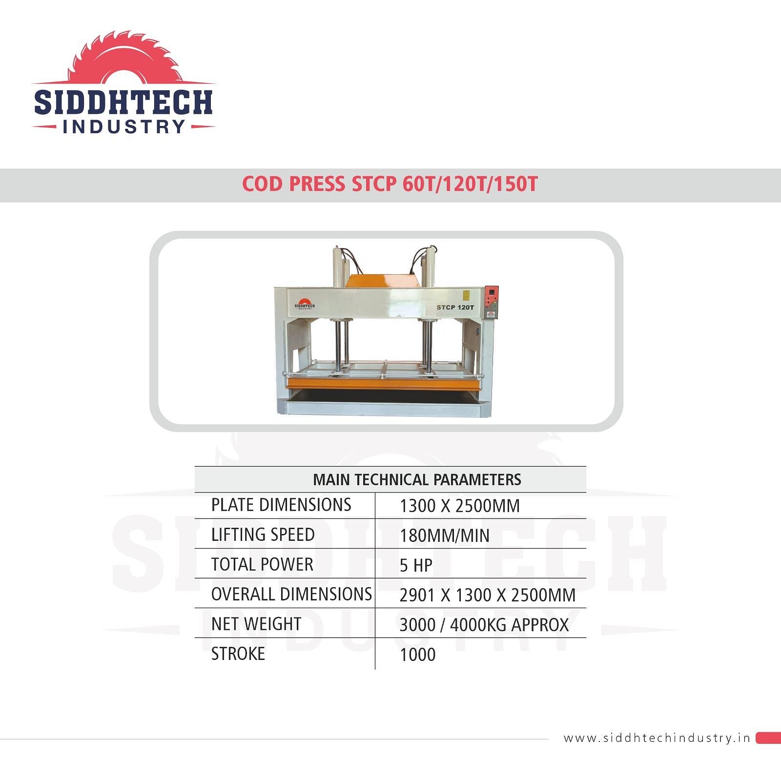 Flush Door Laminate Press Cold Press Machines