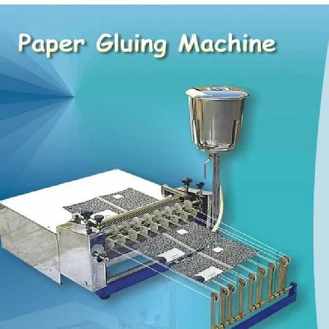 Semi-Automatic Paper Gluing Machine