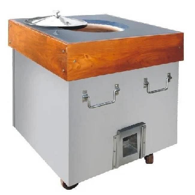 Stainless Steel Tandoor With Wooden Cap