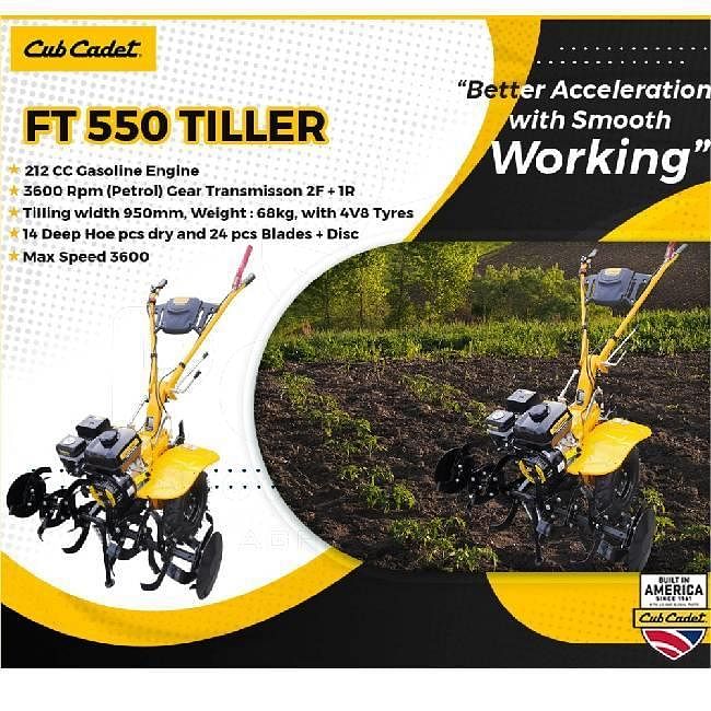 Light Weight Power Tiller 212 CC ( FT 550 )