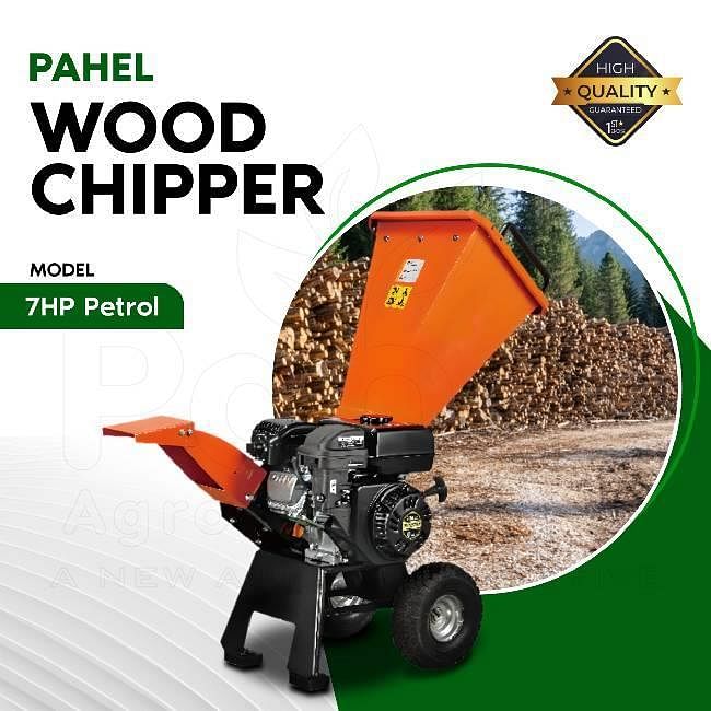 7 Hp Mini Petrol Wood Chipper Shredder (Single Shaft Direct Drive)