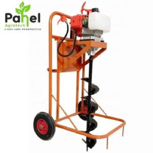 Earth Auger Trolley Type 68 CC with 12 Inch Drill Bit