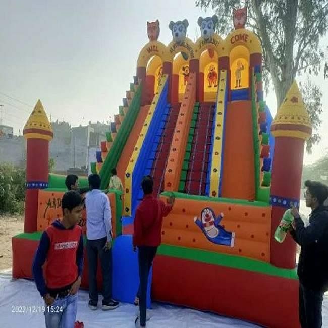 Amusement park and mela Big Sliding Bouncy