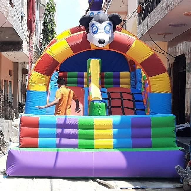 Mickey Mouse Inflatable Bouncy Slider