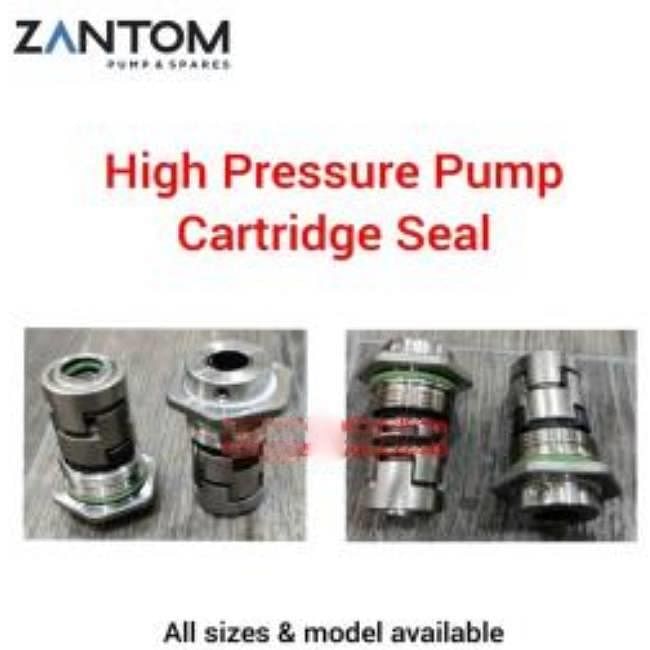 Stainless Steel High Pressure Pump Mechanical Cartridge Seal, For Industrial, Size: 12mm