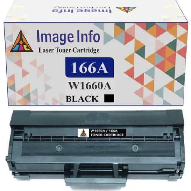 Imageinfo 166A Toner Cartridge Black For HP W1660A Compatible With Chip