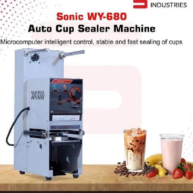 WY 680 Sonic Auto Cup Sealer Machine