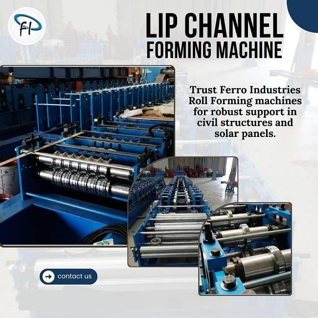 Lip Channel Roll Forming Machine