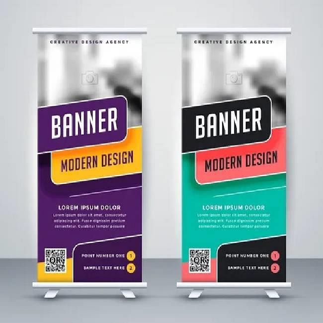 Aluminium Banner Stand