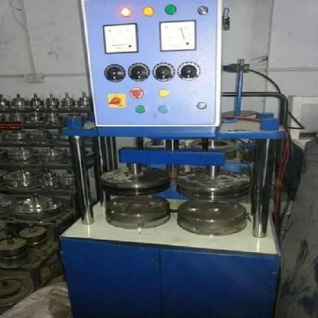 Paper Plate Double Die Hydraulic Machine