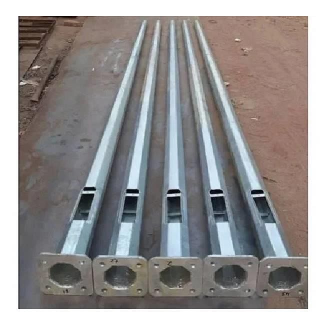 Galvanized Iron (GI) 5,6,7,8,9,Octagonal Pole, For Street