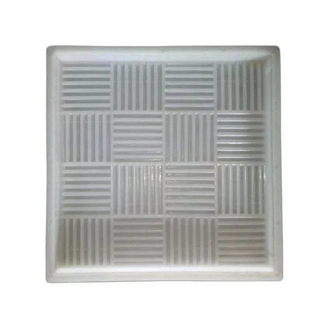 Silicon PVC Plastic Chequered Tile Mould, For Making Tiles, Thickness: 30-40 mm