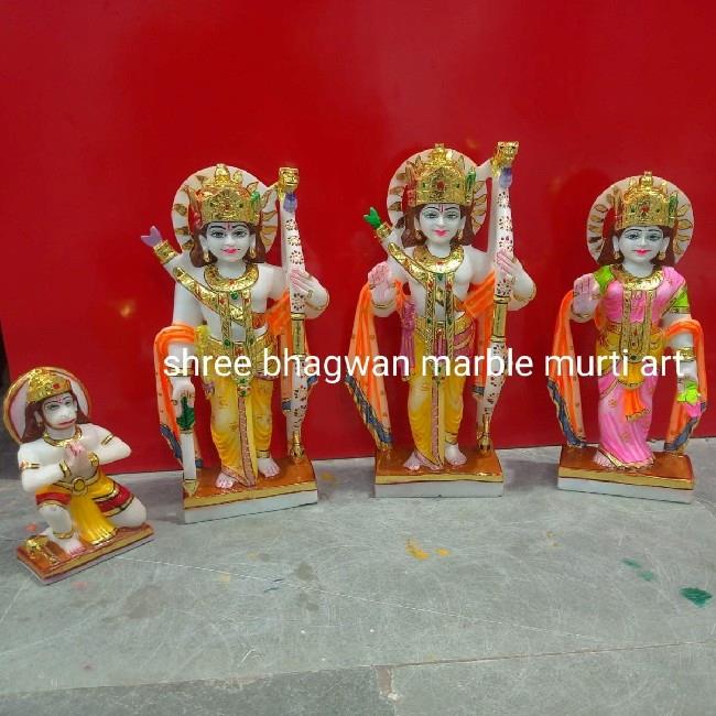 Marble ram Darbar statue