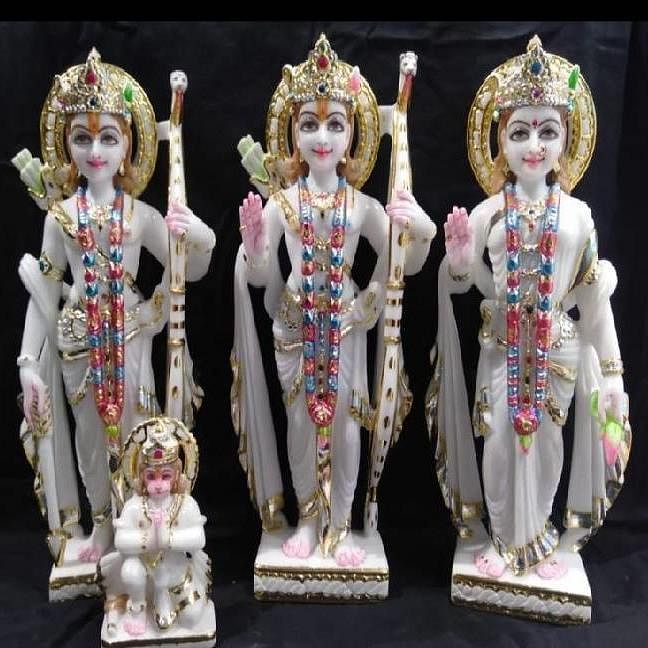 Marble Ram Darbar Statue Size 42 inch