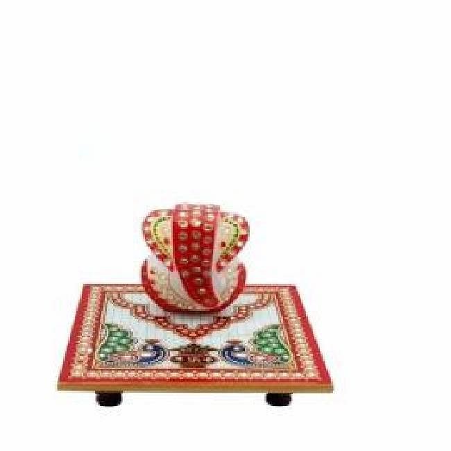 4 Inch Chowki Ganesh