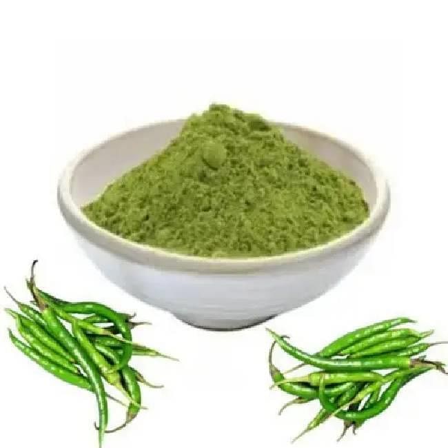 Dried Green Chilli Powder