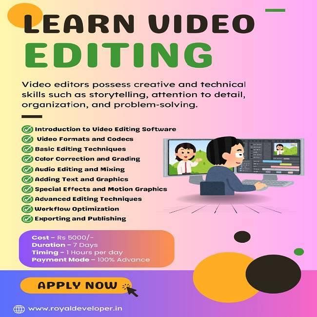 Video Editing Course