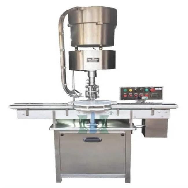 Vial cap sealing machine