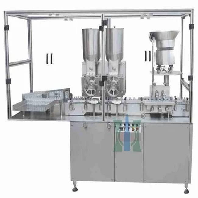 Dry powder vial filling machine