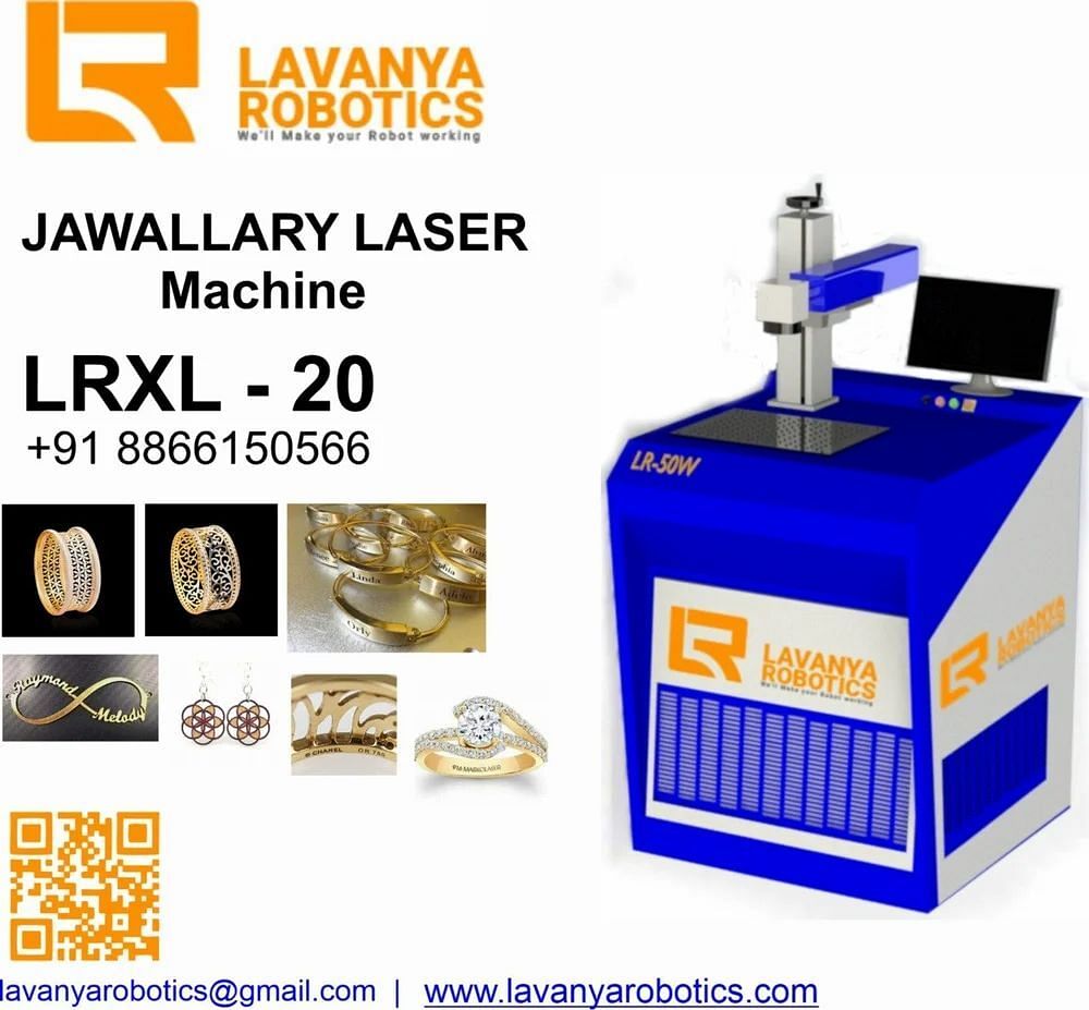 20w 30w 50w 70w 100w 50Hz Laser Jewellery Engraving Machine, 220V