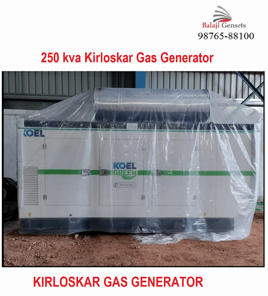 250 kva Kirloskar Gas Generator