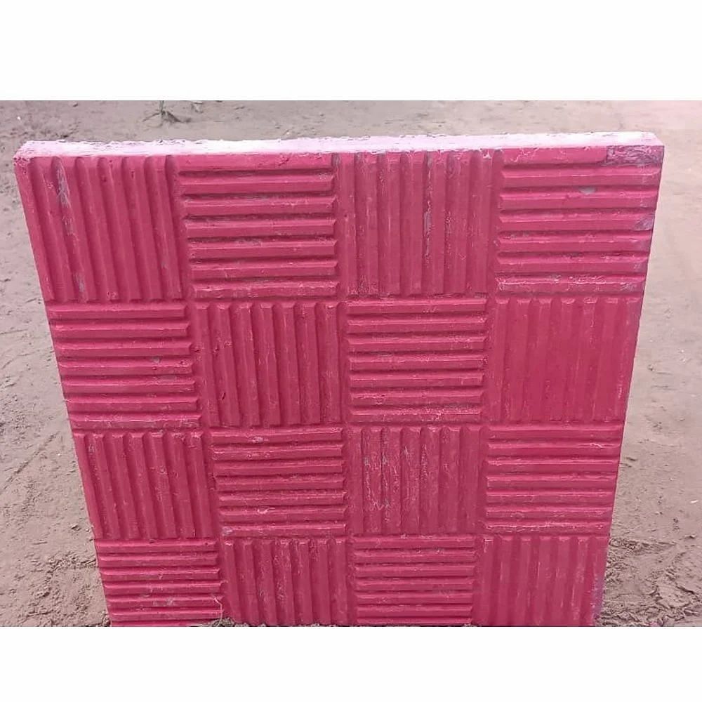 25mm Pink Parking Tile, Size: 1x1 Feet(300x300 mm)