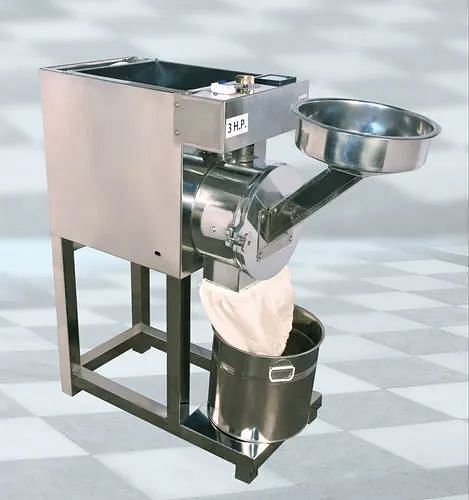 Motor Power: 3 HP 2in1 Pulverize Flour Mill SS, 25KG/HR