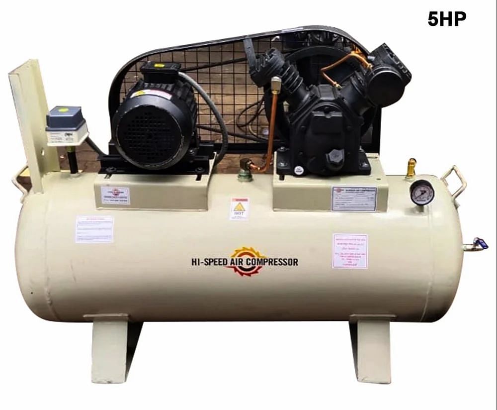 3 HP 400 L Three Phase Reciprocating High Speed Air Compressor