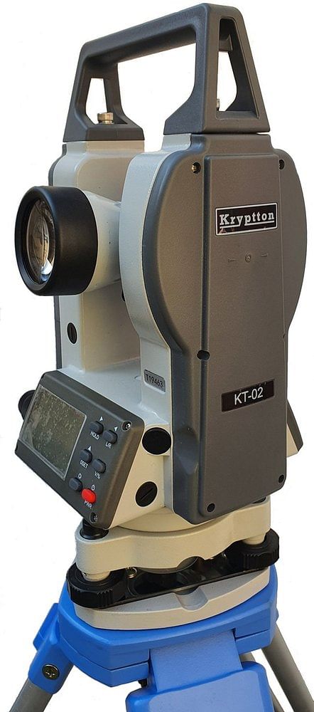 3" Kryptton Theodolite KT-02 for Land Survey, 2 Second