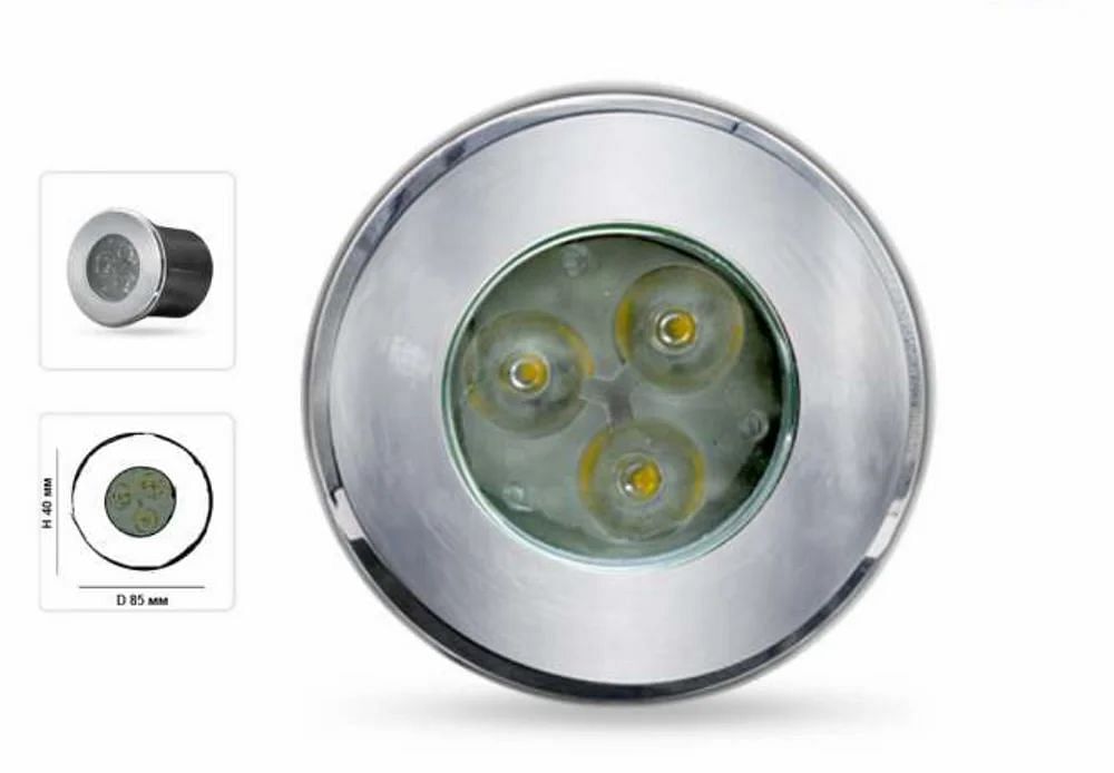 3 led concealed light