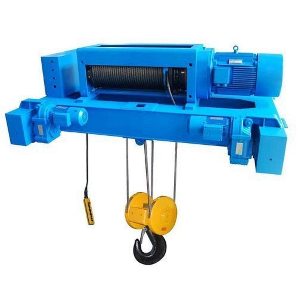 3 Phase 10 Ton Wire Rope Hoist, For Industrial, Fall: 2 Fall