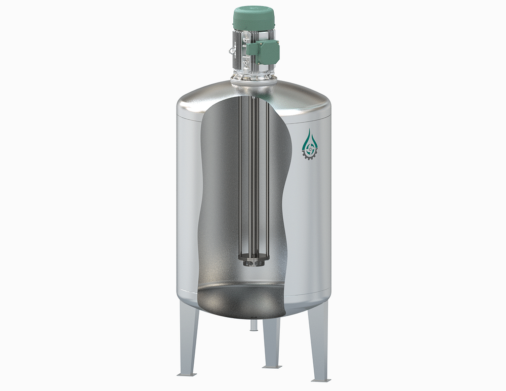 3 Phase Stainless Steel Pectin Mixer Vessel