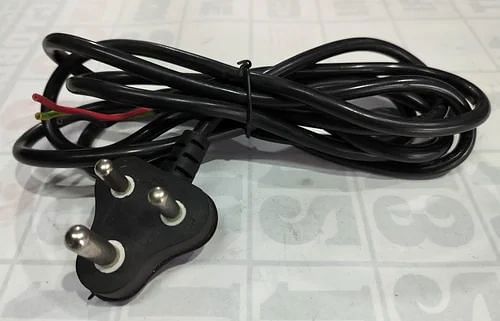 3 Pin 6 A Black Power Supply Cords