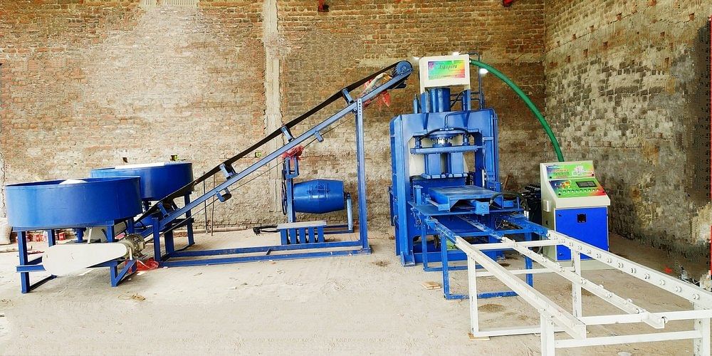 30 HP Mild Steel Fully Automatic Interlocking Paver Block Making Machine