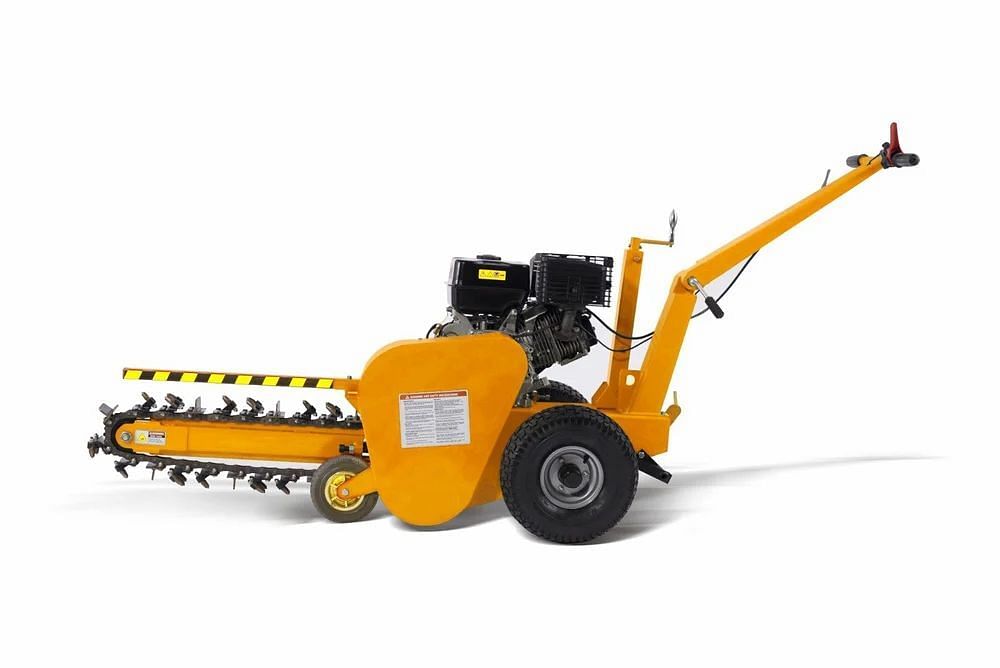 300 Kg Iron Mini Trencher Machine, 5.5 feet