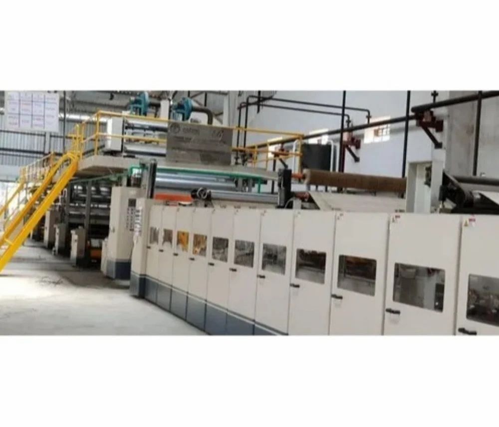 3/5 ply Automatic Corrugated Box making Line, Capacity: 900 Tonn/M