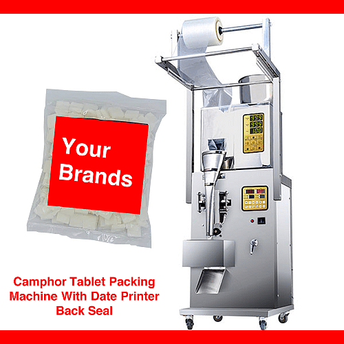 350w Automatic Kapoor Karpooram Camphor Packing Machine, Capacity: 20 Bag Minute